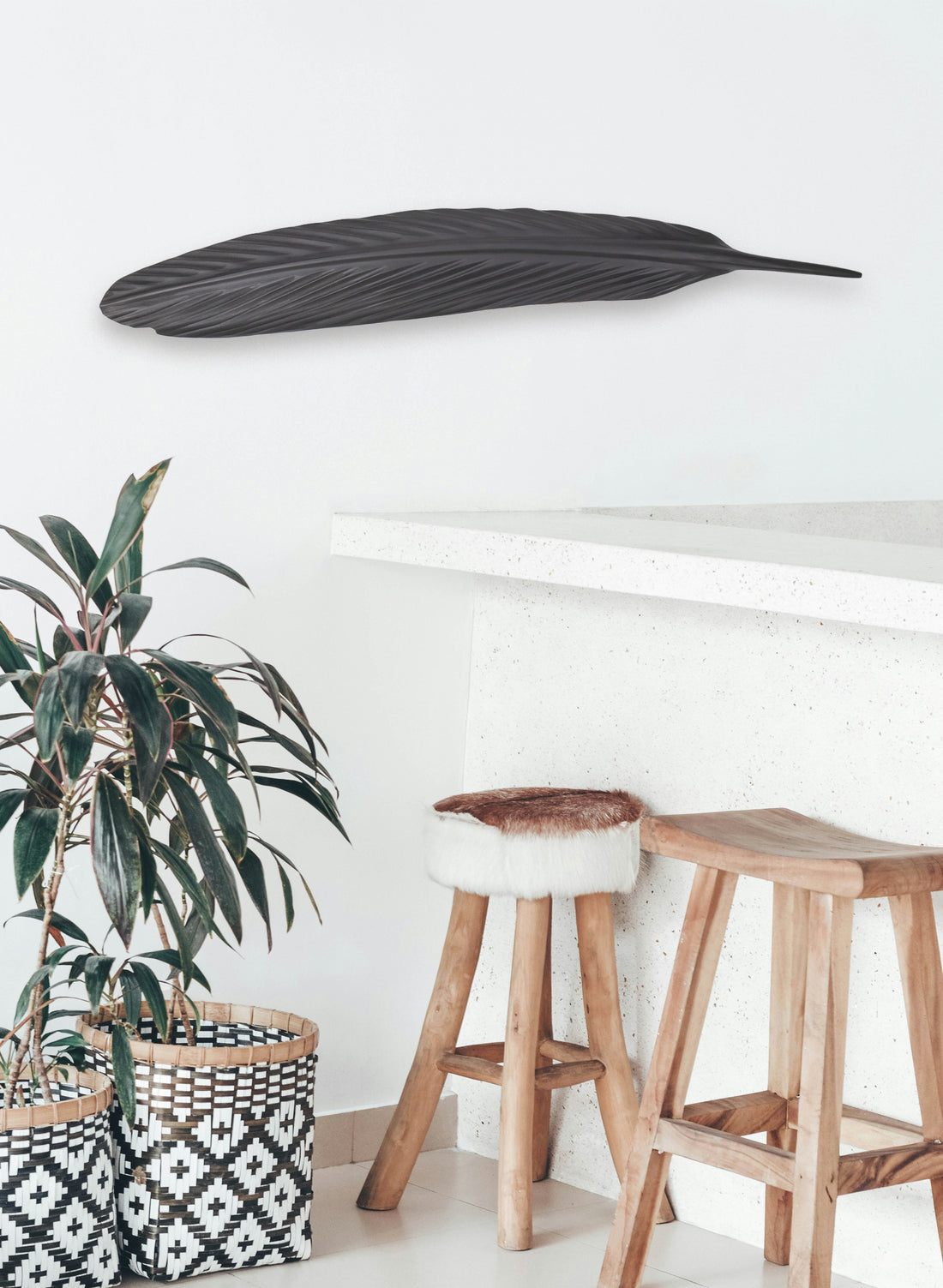 Tui Feather 905mm - Black Swamp Kauri
