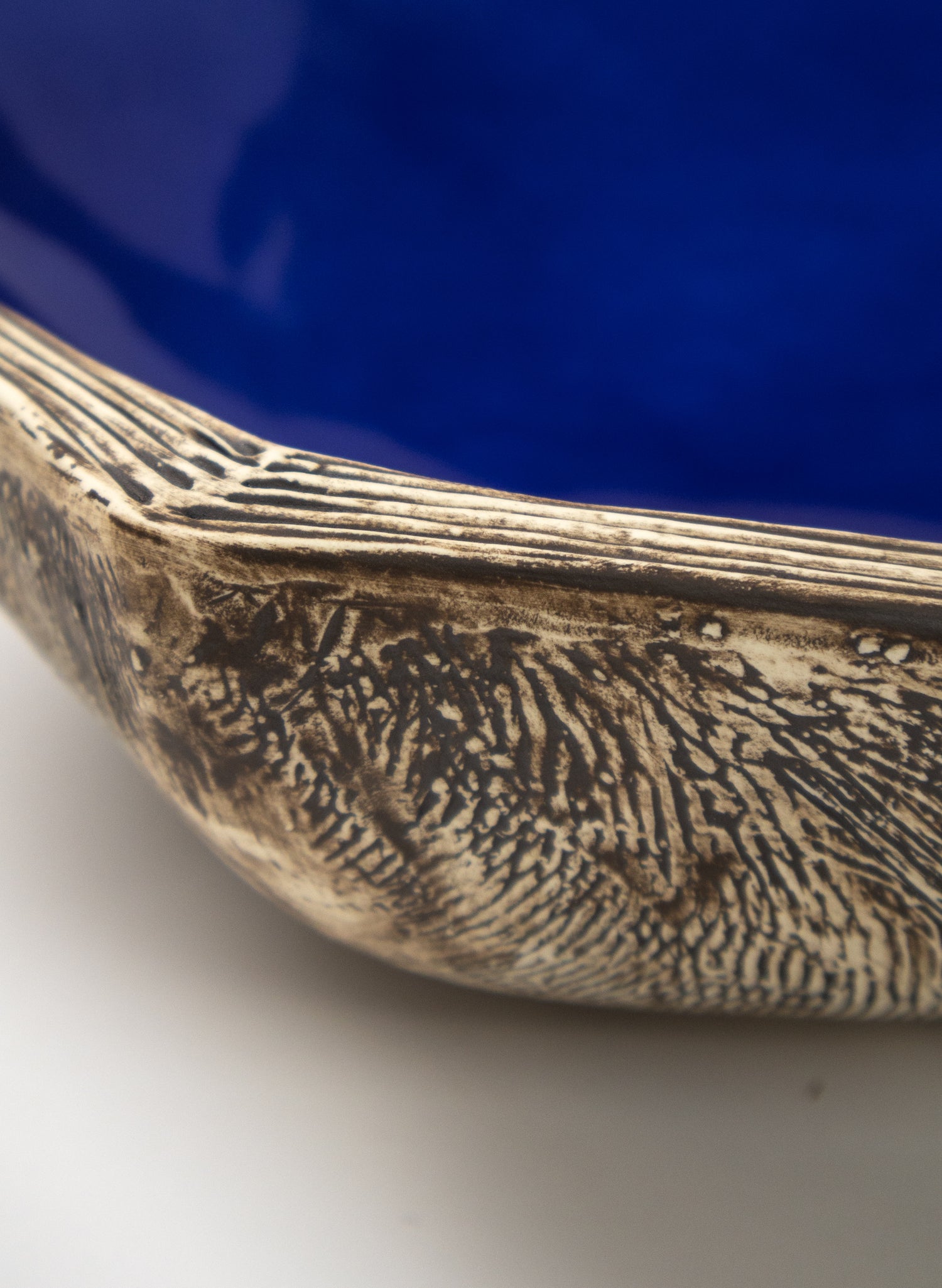 Shell Salad Bowl Blue
