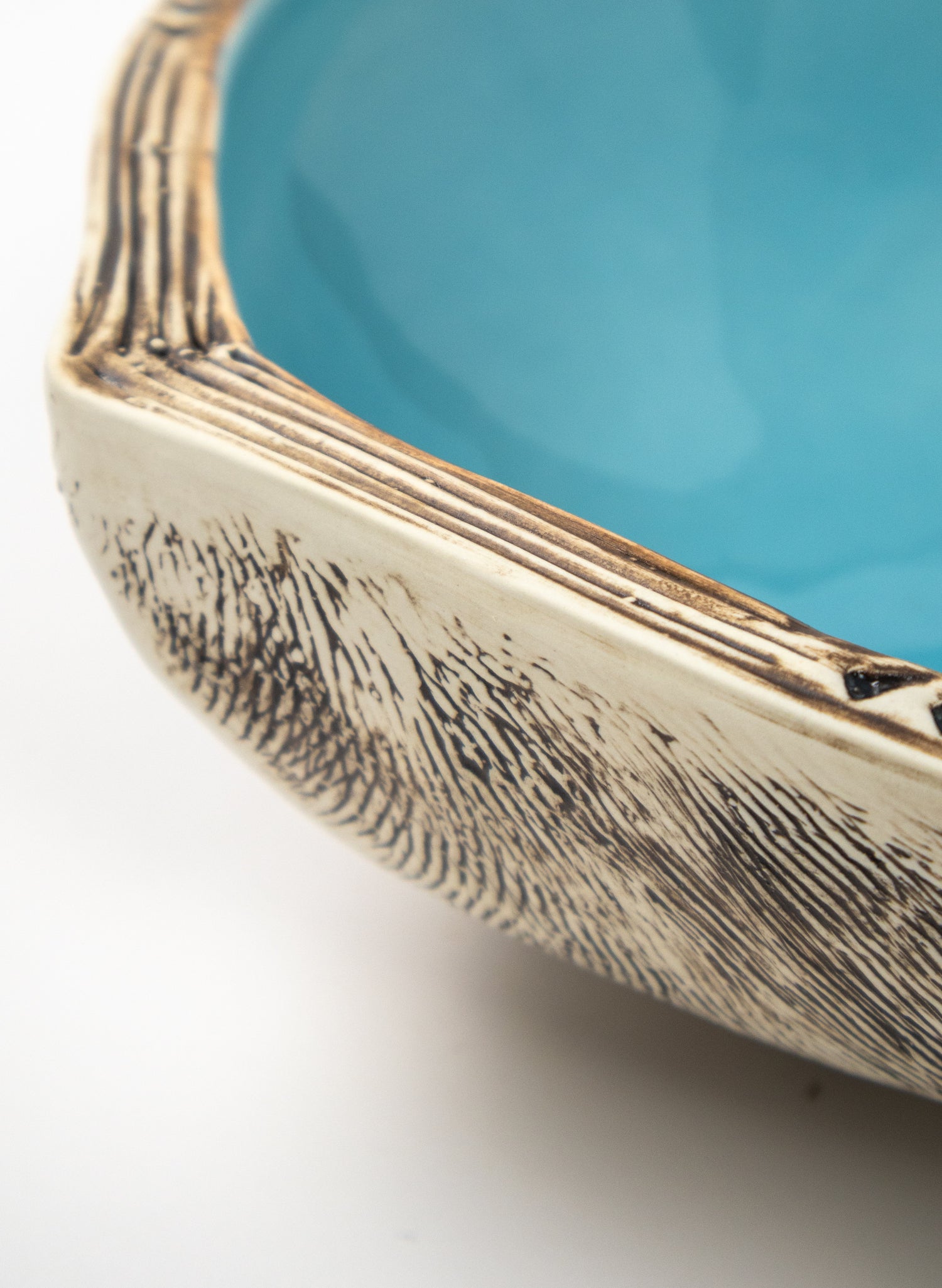 Shell Salad Bowl Aqua