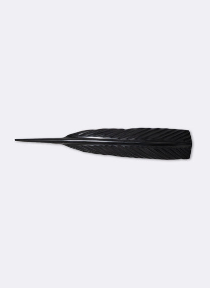 Black Huia Feather Swamp Kauri 650mm