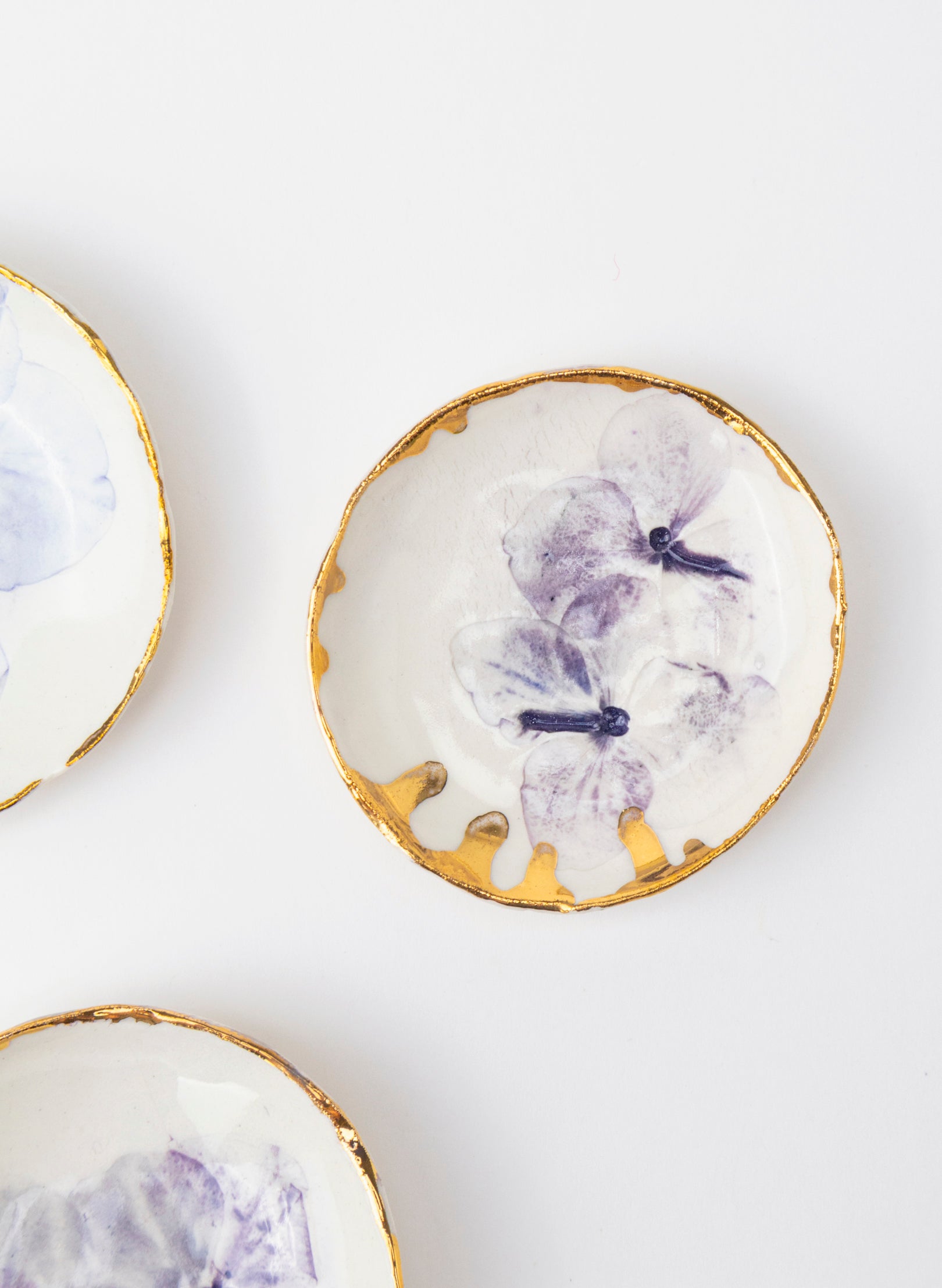 Medium Hydrangea Trio Pinch Bowls