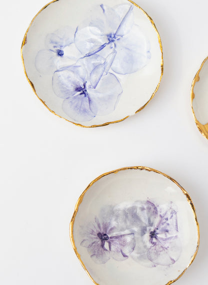 Medium Hydrangea Trio Pinch Bowls