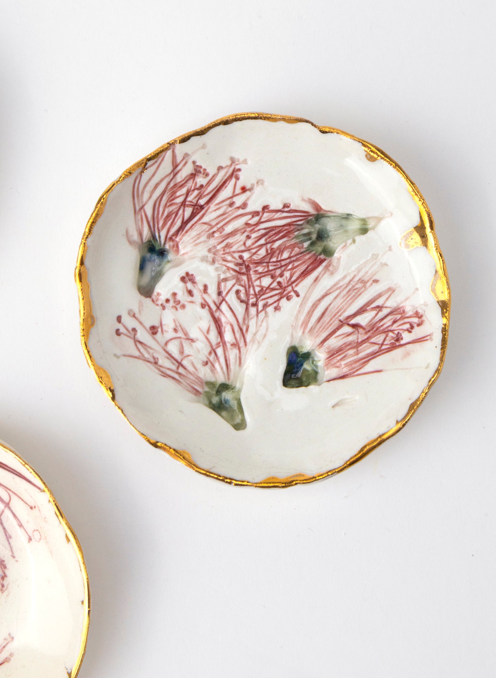 XL Pōhutukawa Gold Trio Pinch Bowls