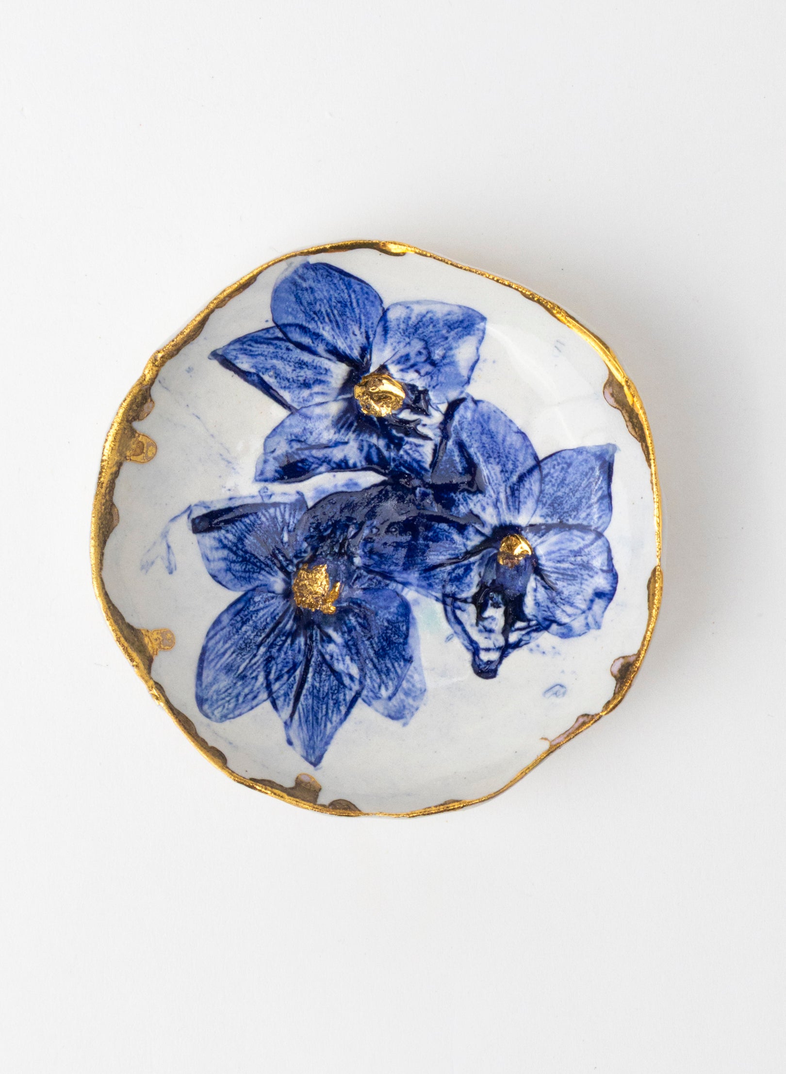 Delphinium Duo Pinch Bowls