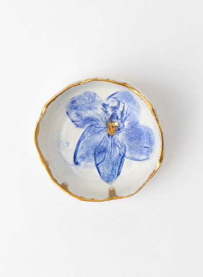 Delphinium Duo Pinch Bowls