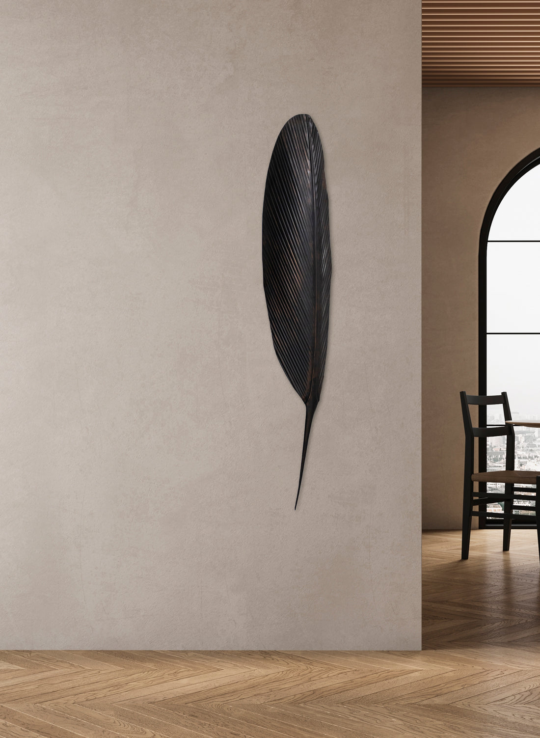 Tūī Feather Copper 1190mm