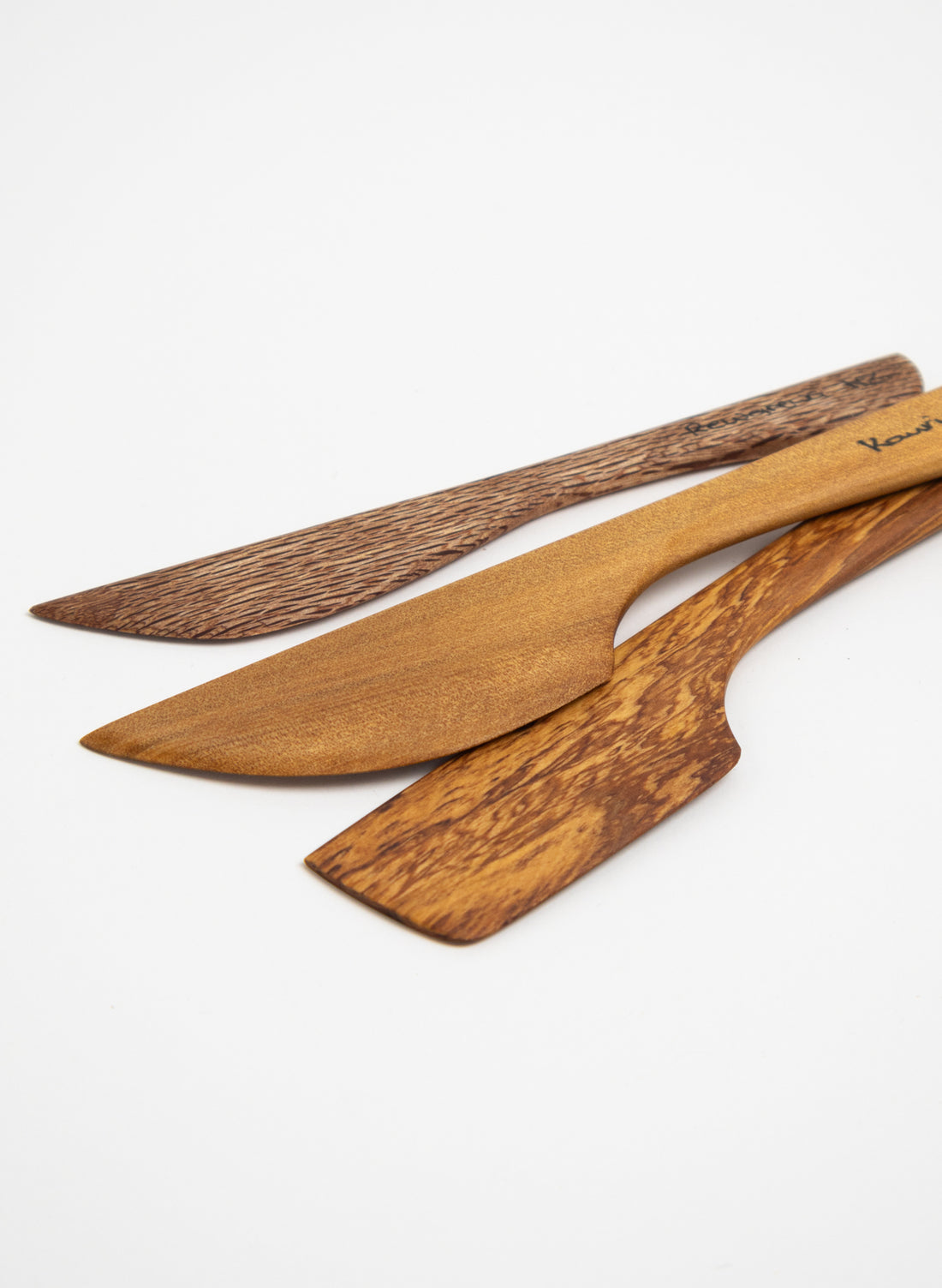 Spreader Knife Set in NZ Native Woods