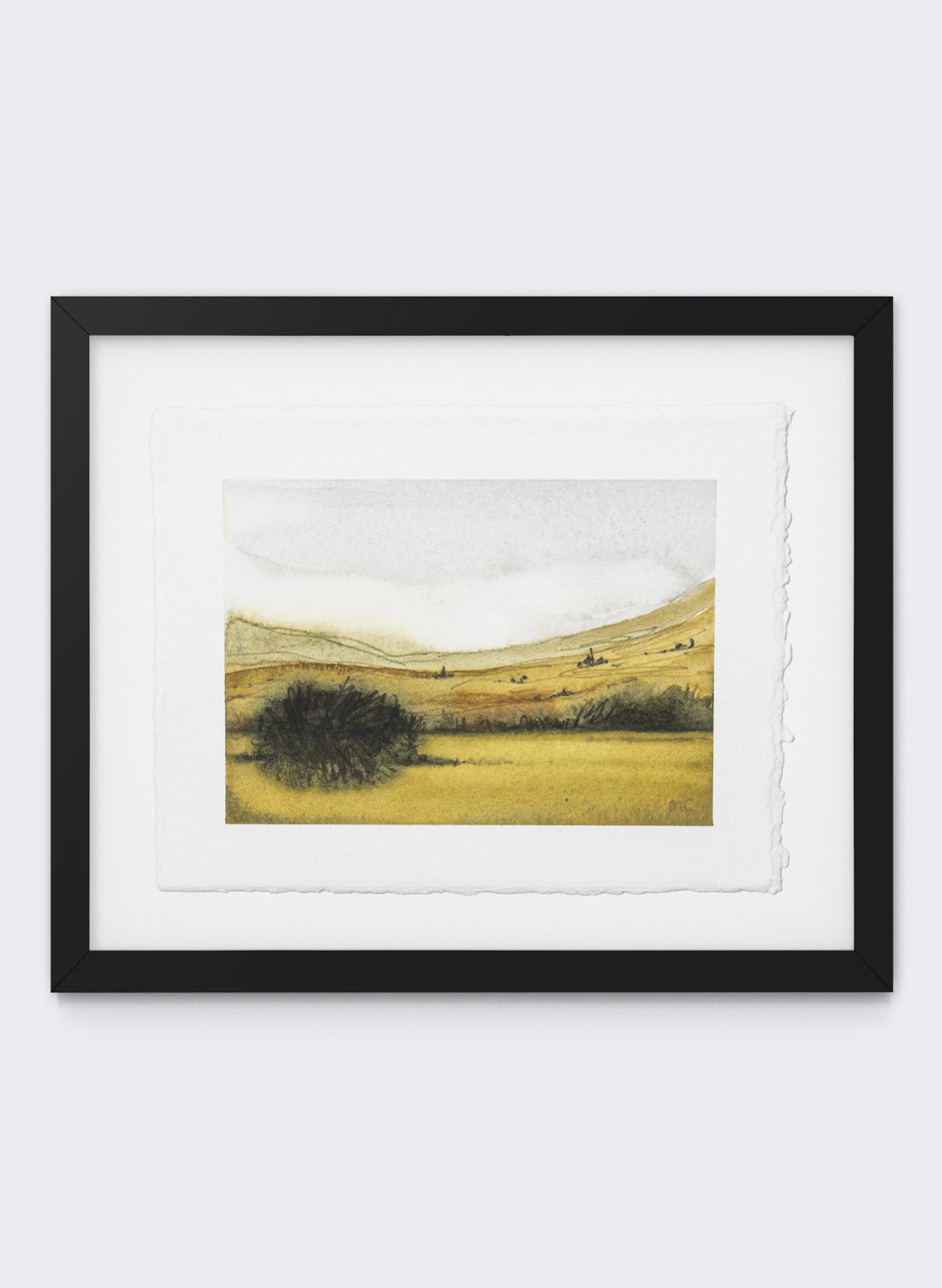 Lindis Pass By Car Framed