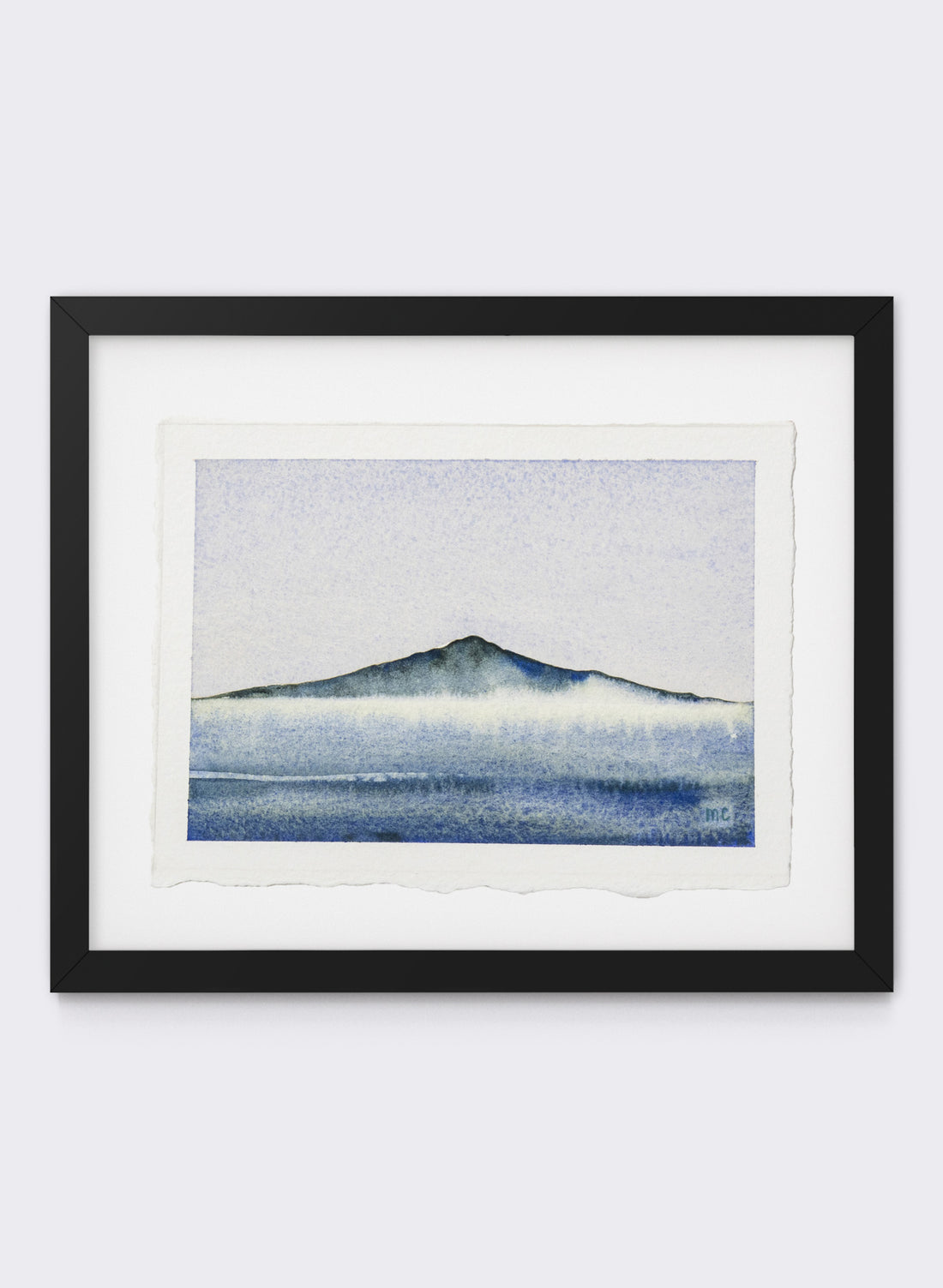 Rangitoto Grey Framed