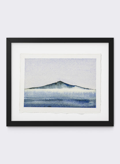 Rangitoto Grey Framed
