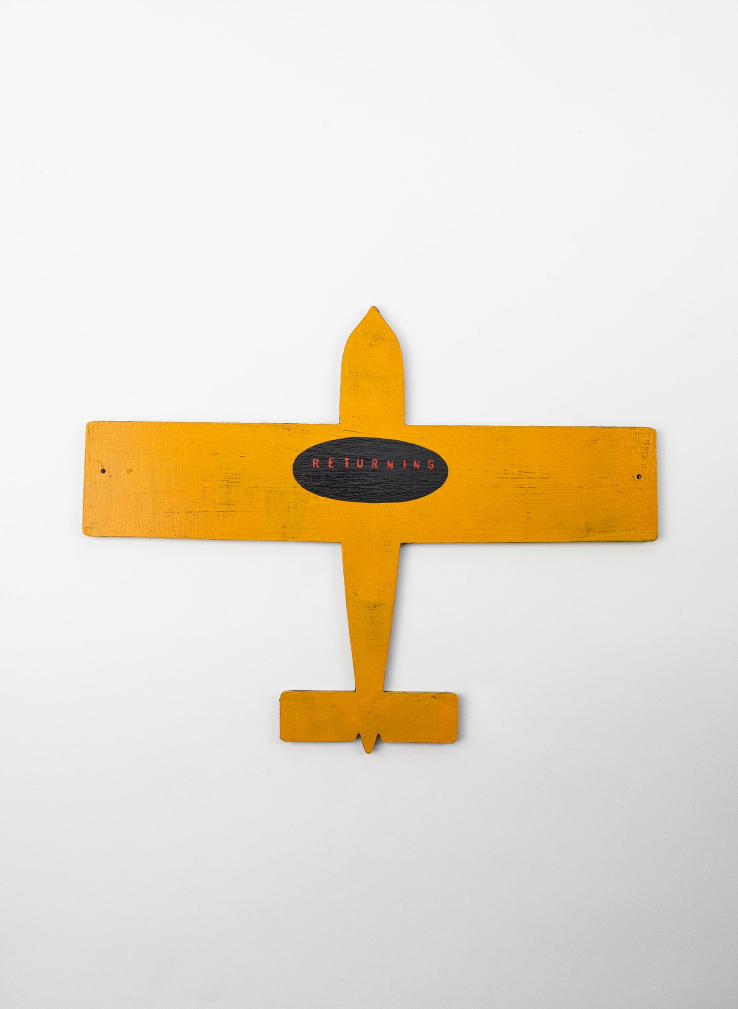 Returning Wooden Plane - Orange