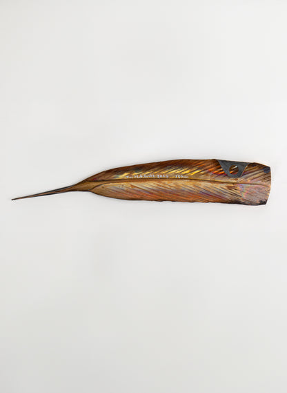 Huia Feather 350mm - Copper