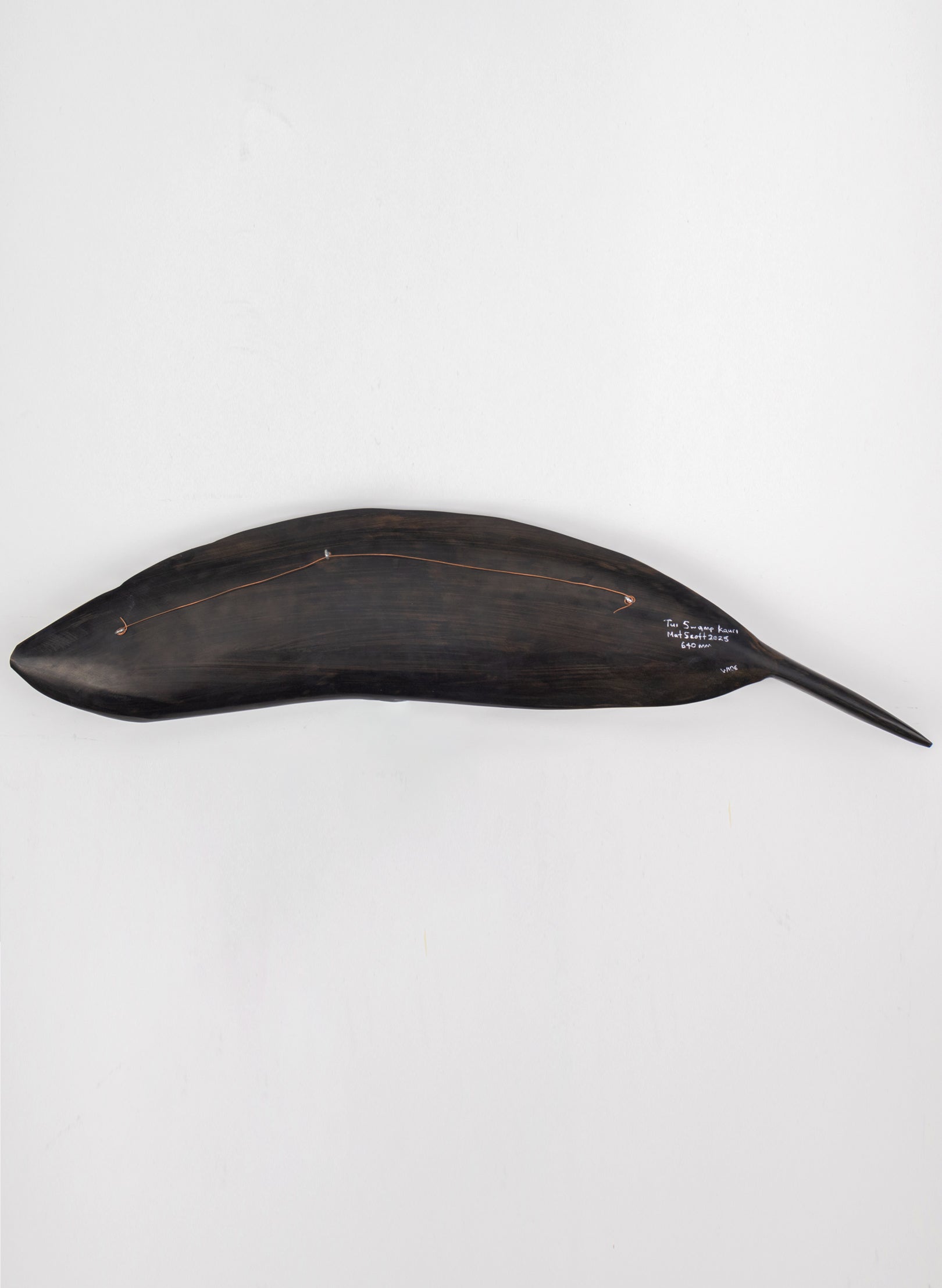 Tui Feather 640mm - Black Swamp Kauri