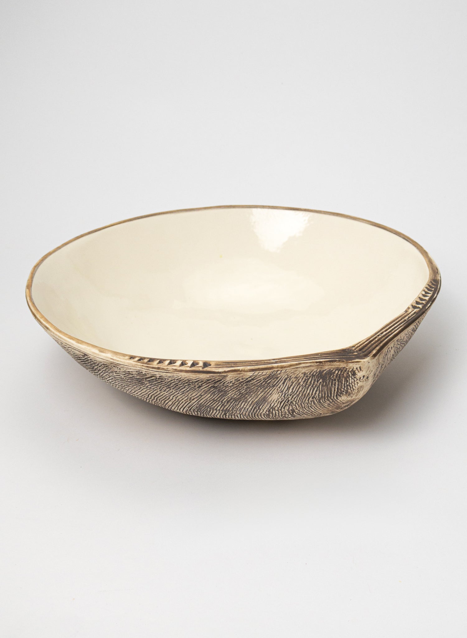 Shell Salad Bowl - Natural