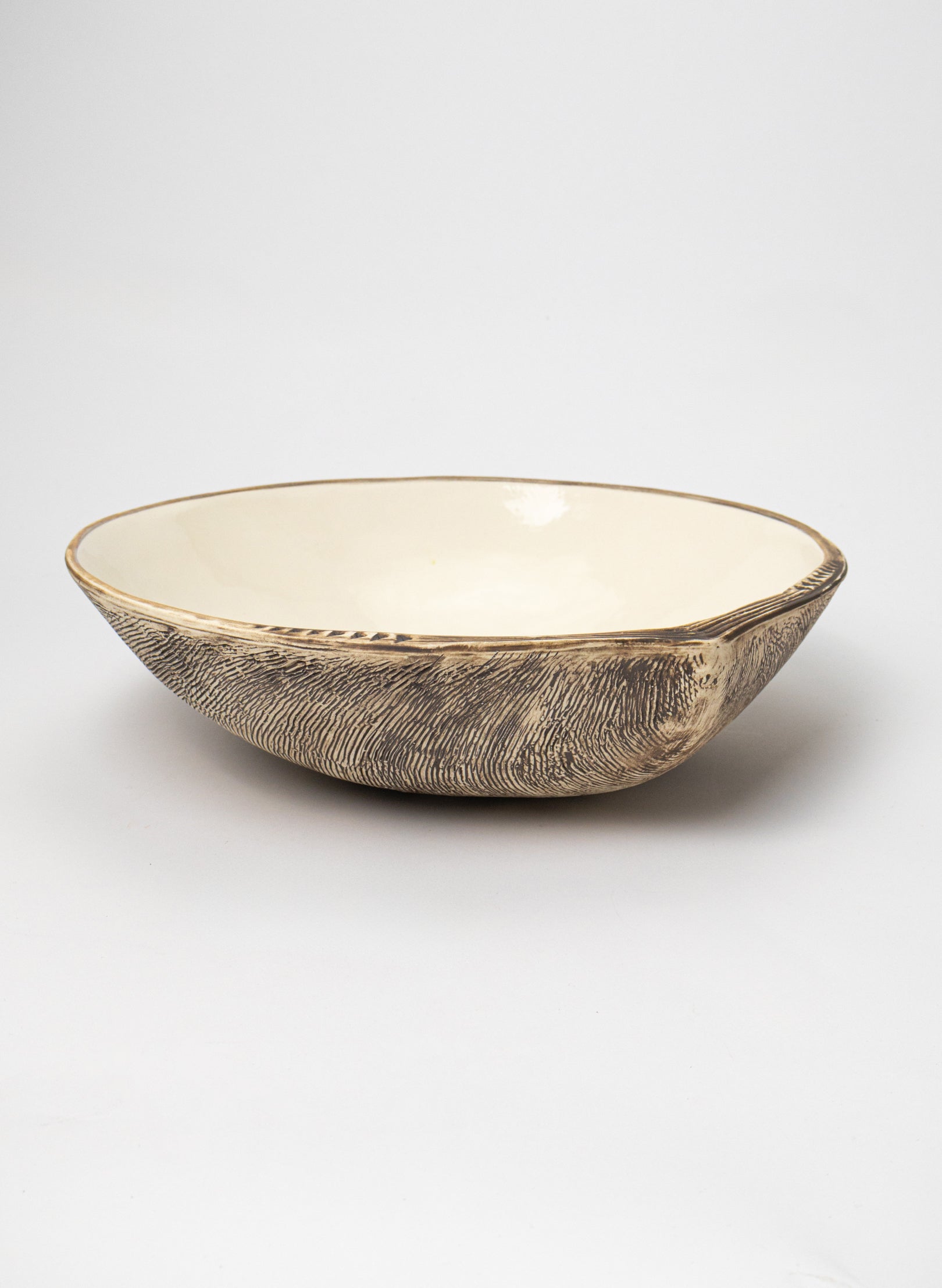 Shell Salad Bowl - Natural