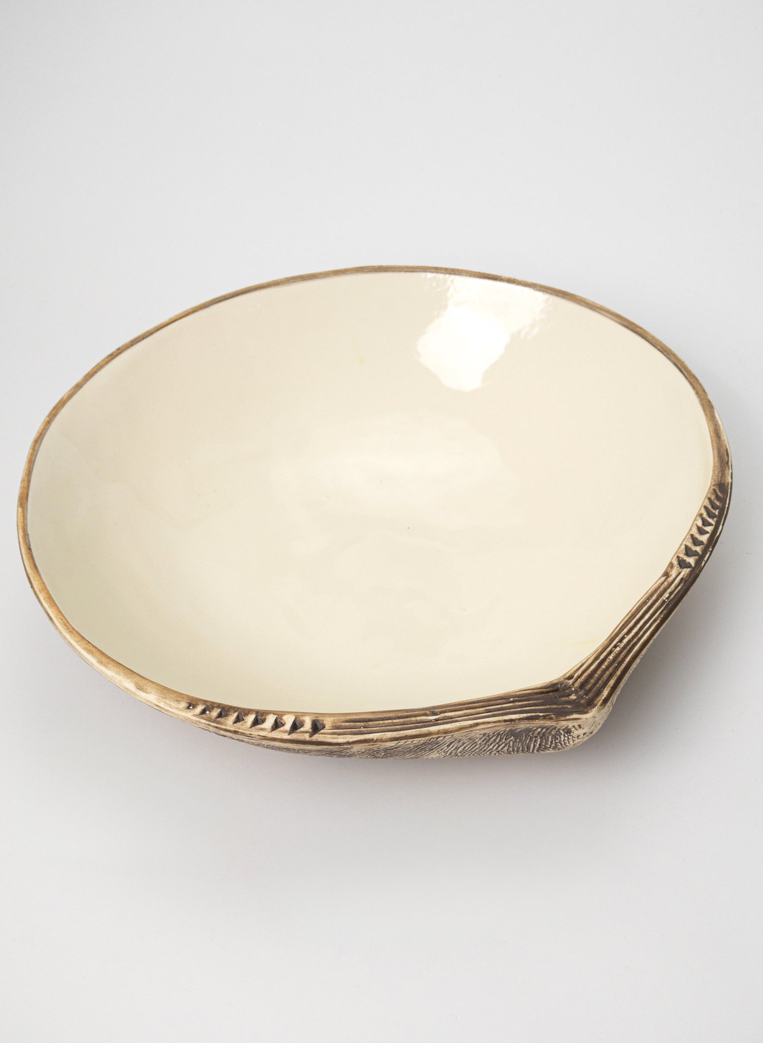 Shell Salad Bowl - Natural