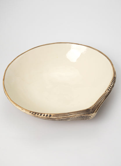 Shell Salad Bowl - Natural
