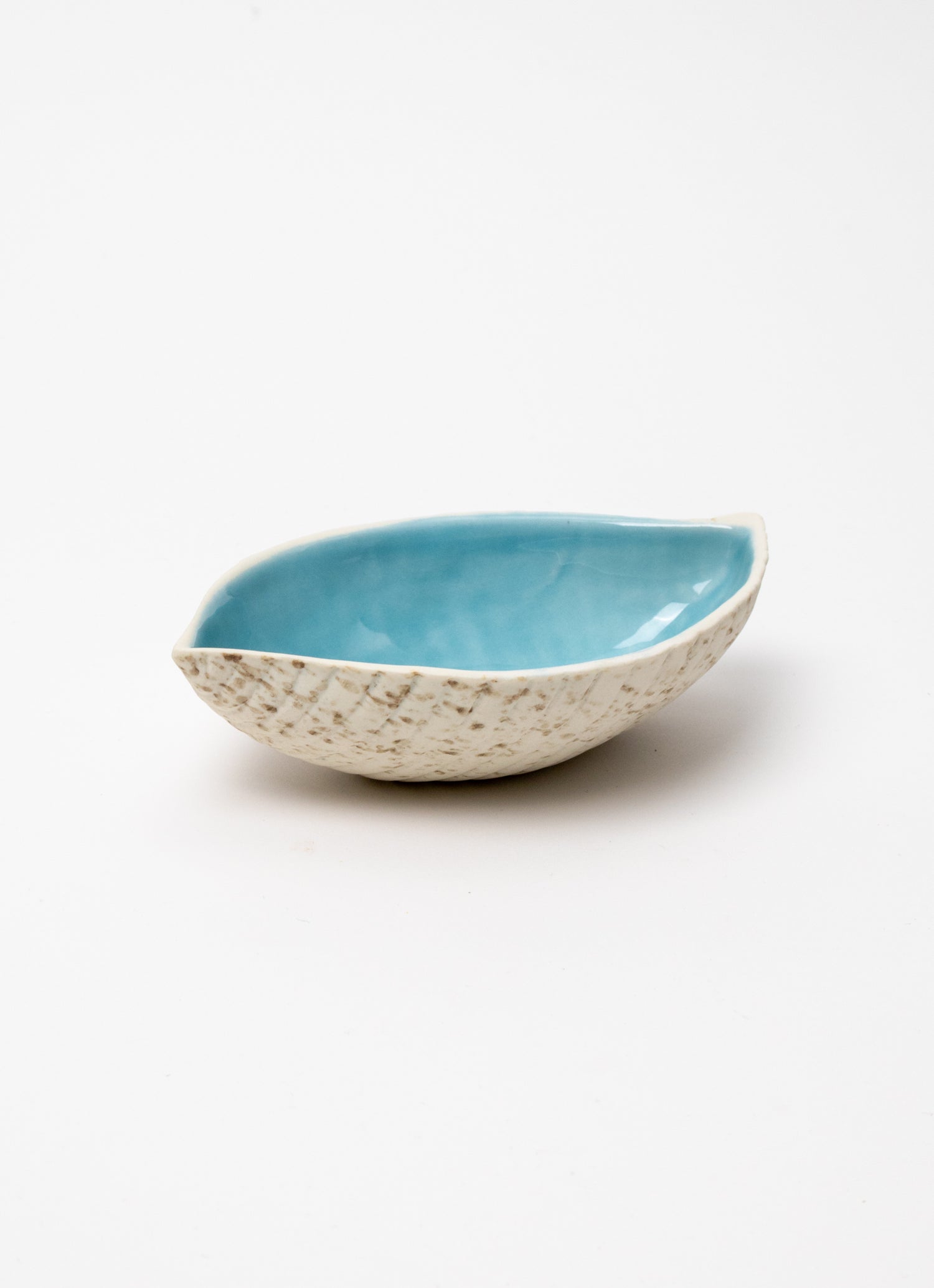 Small Seed Pod Dish - Aqua