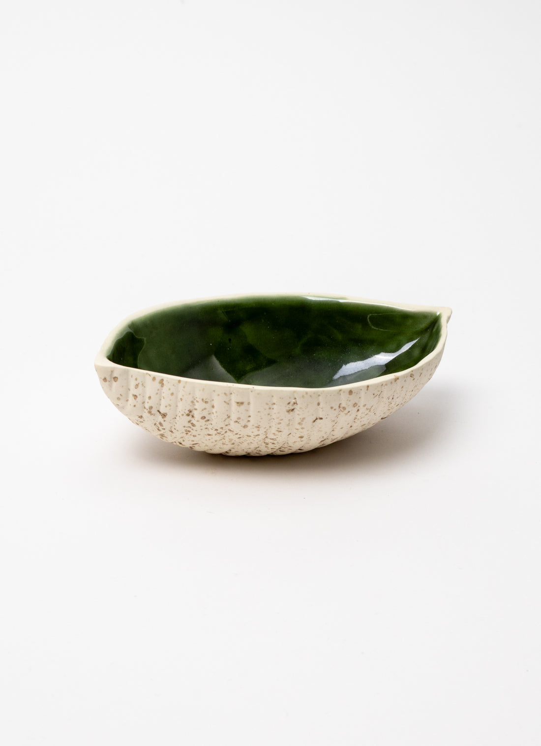 Small Seed Pod Dish - Green