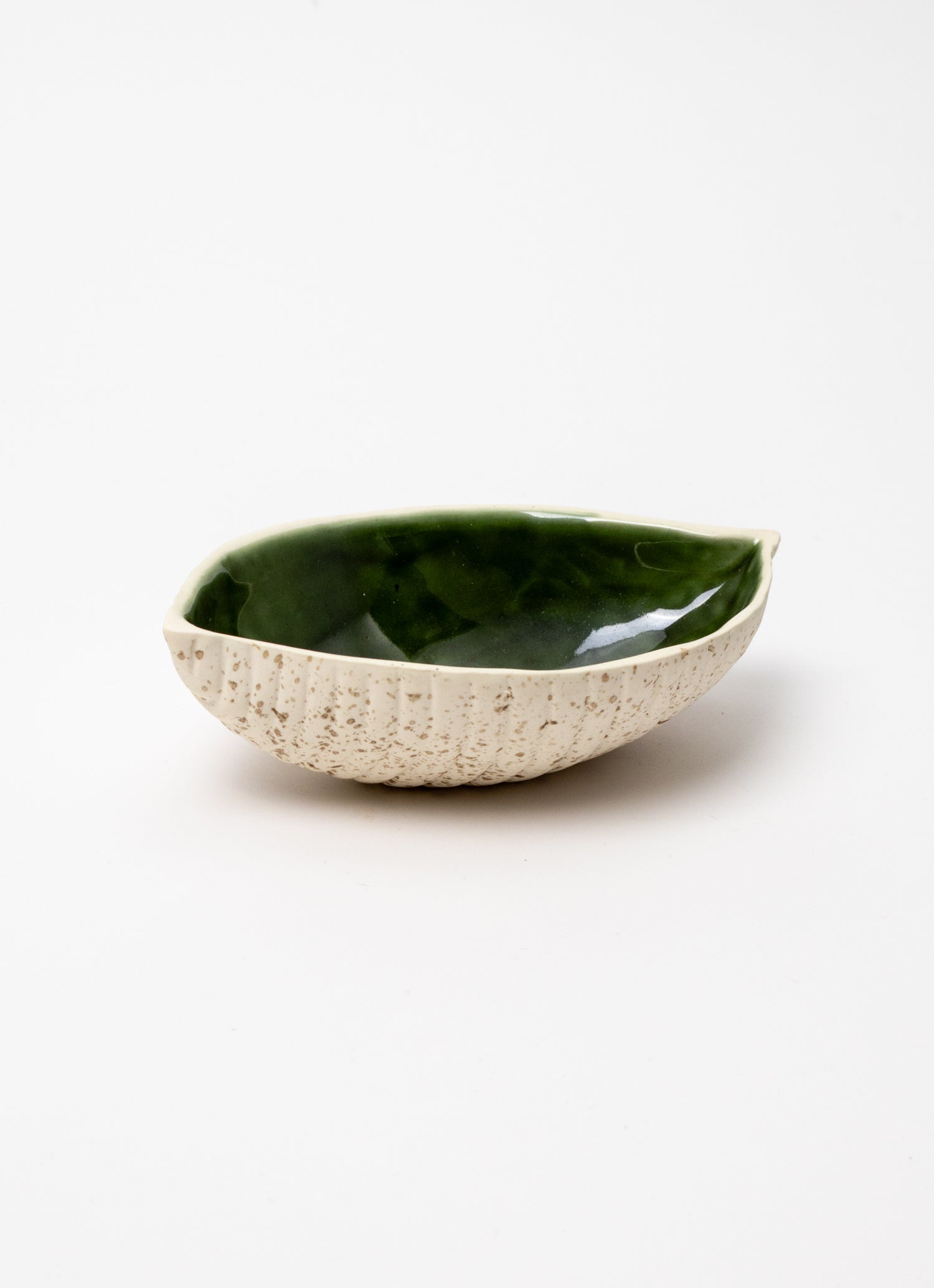 Small Seed Pod Dish - Green