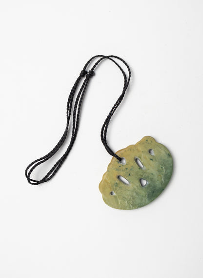 Carved Pounamu Pekapeka Pendant