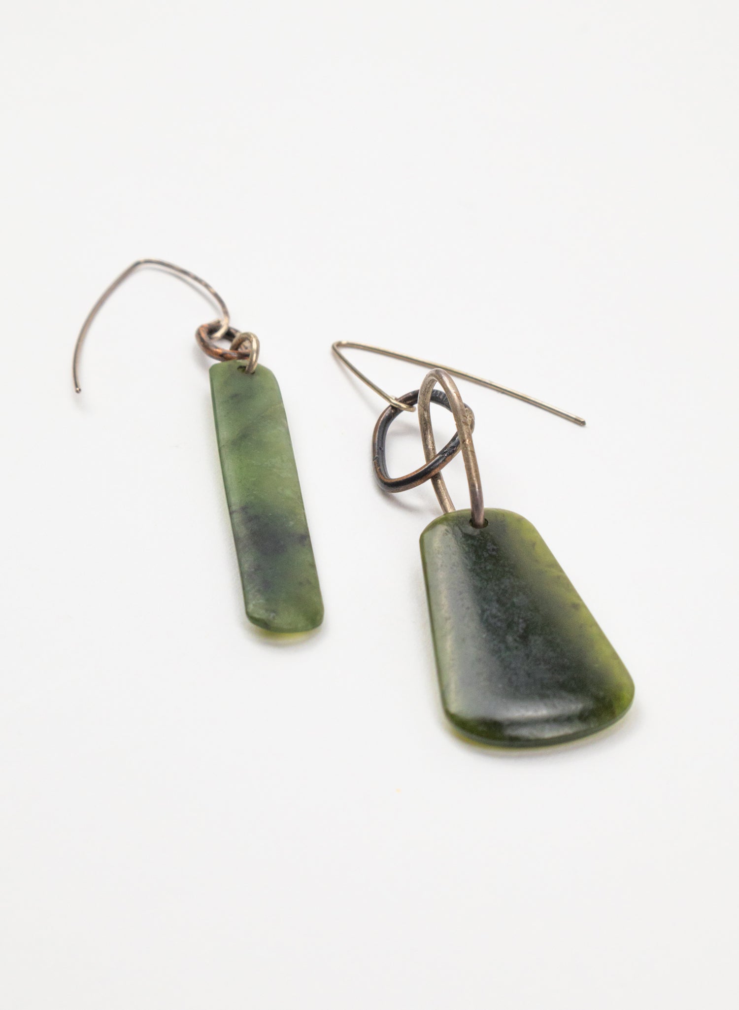 Pounamu Asymmetric Earrings 