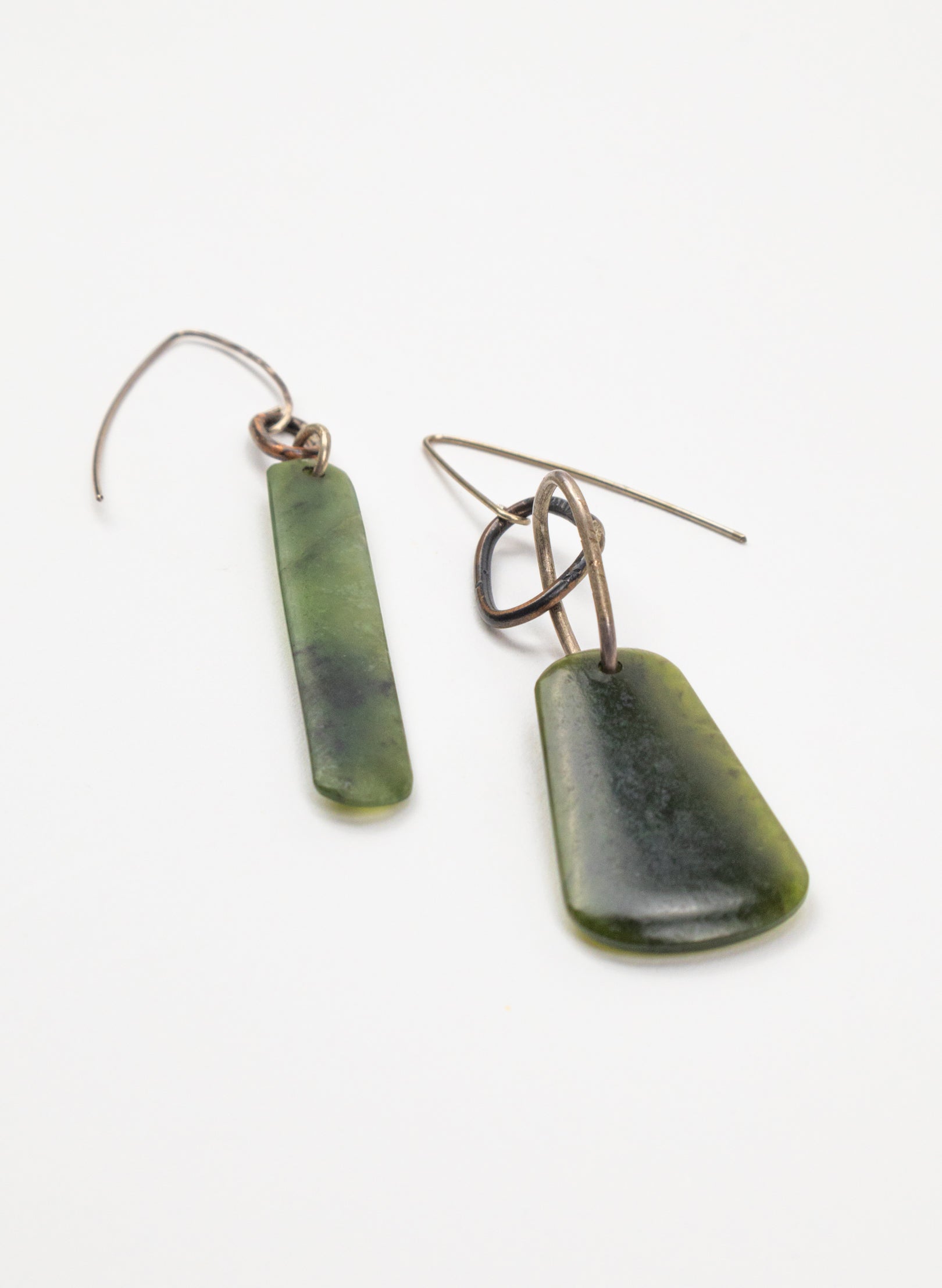 Pounamu Asymmetric Earrings 