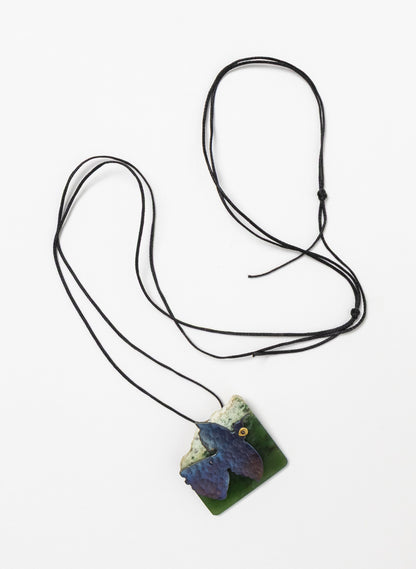 Pounamu, Titanium, Stainless Steel Necklace