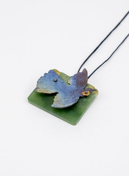 Pounamu, Titanium, Stainless Steel Pendant