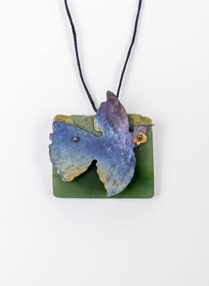 Pounamu, Titanium, Stainless Steel Pendant