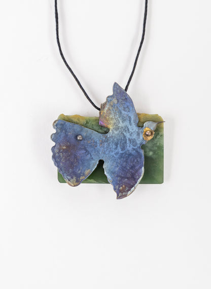 Pounamu, Titanium, Stainless Steel Pendant