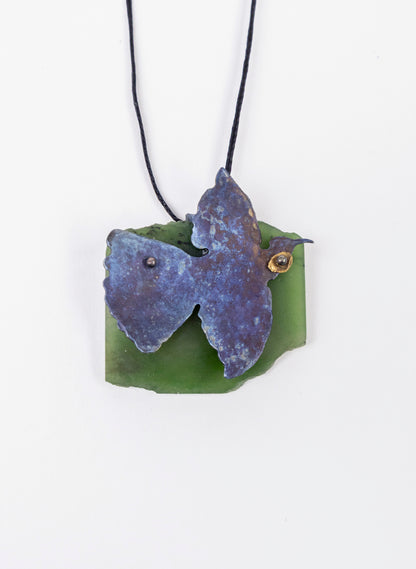 Pounamu, Titanium, Stainless Steel Pendant