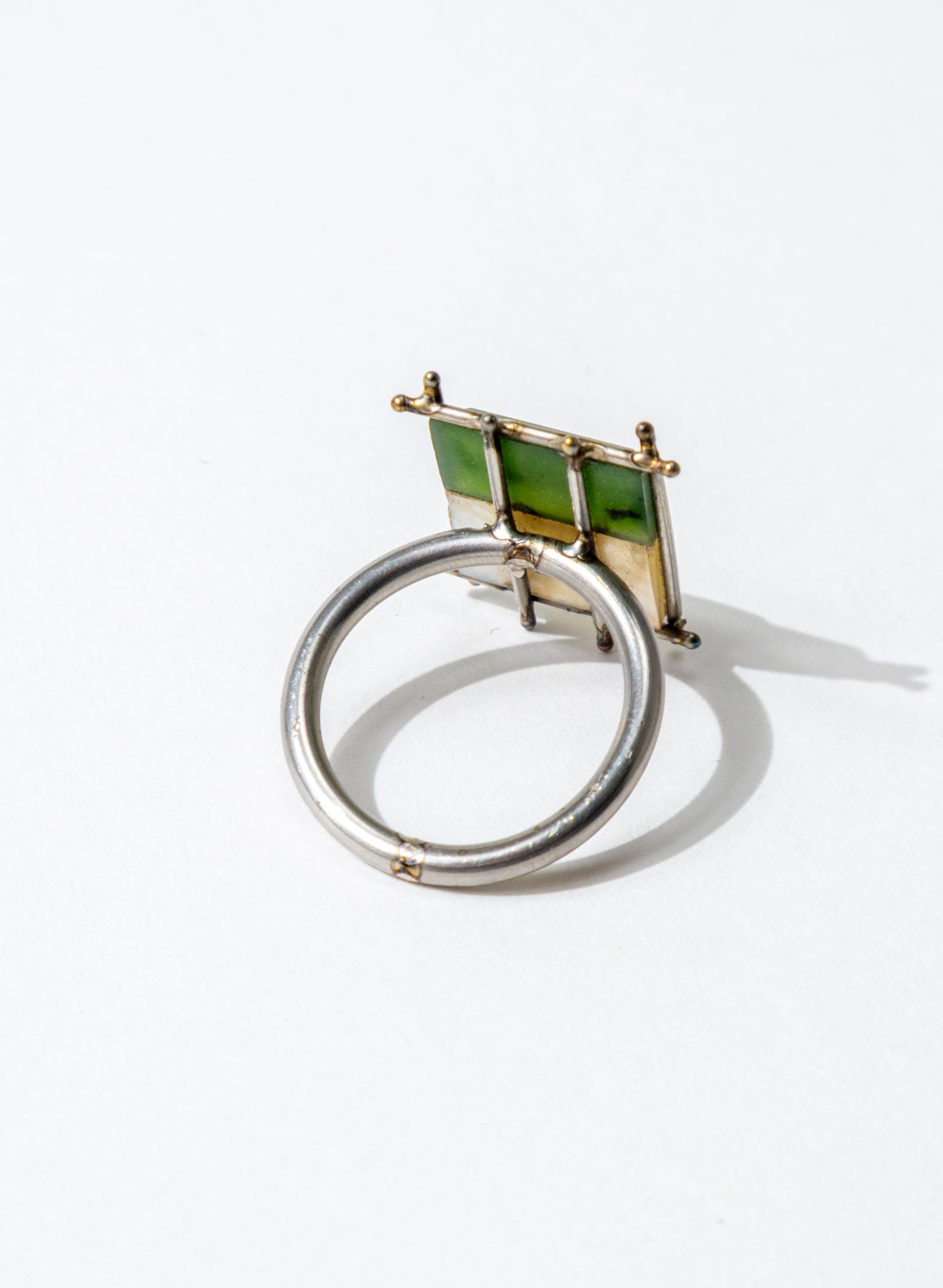 Mother of Pearl, Pounamu Ring