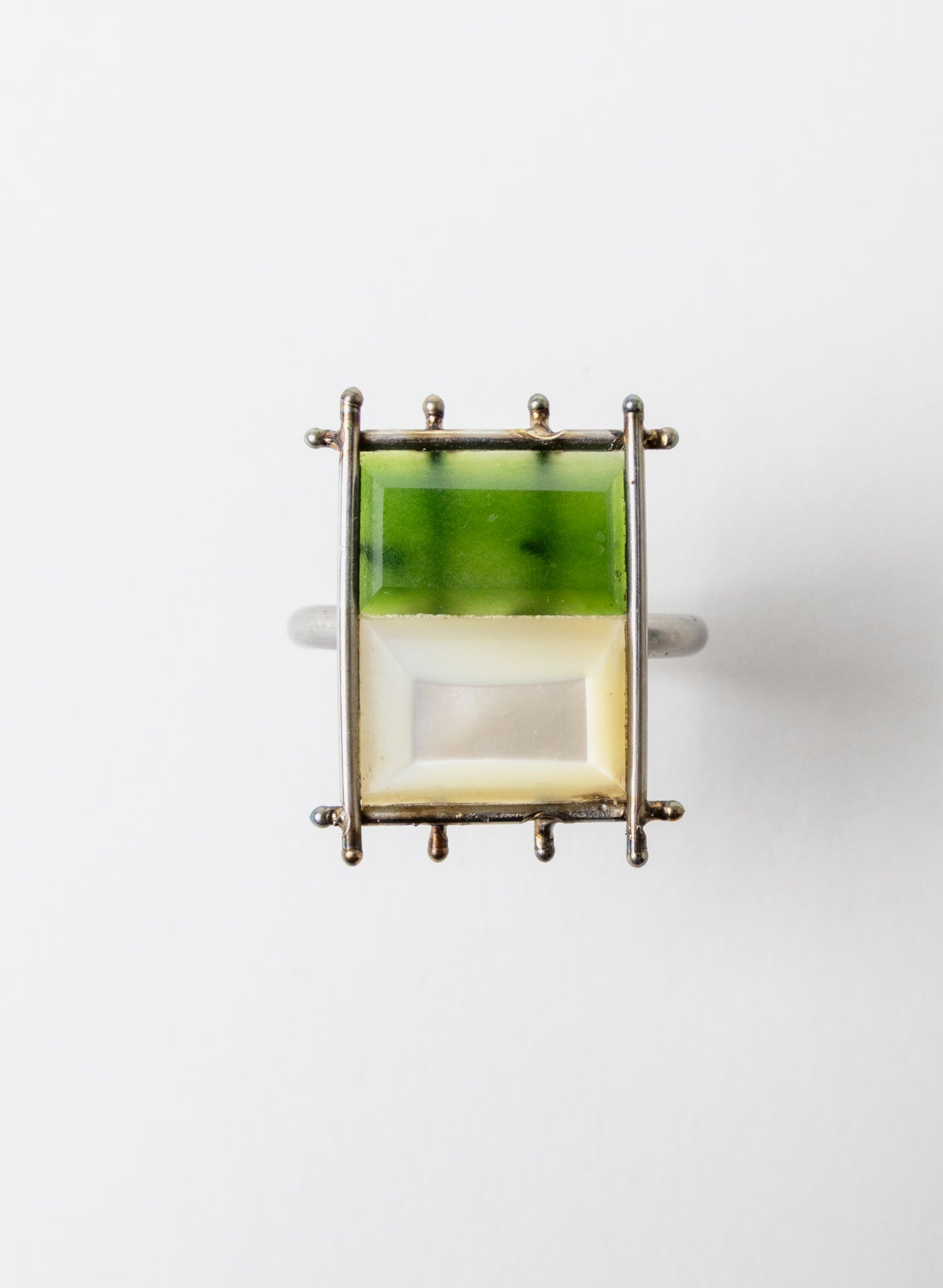 Mother of Pearl, Pounamu Ring