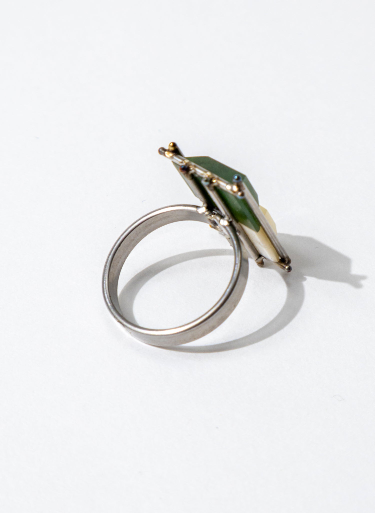 Mother of Pearl, Pounamu Ring