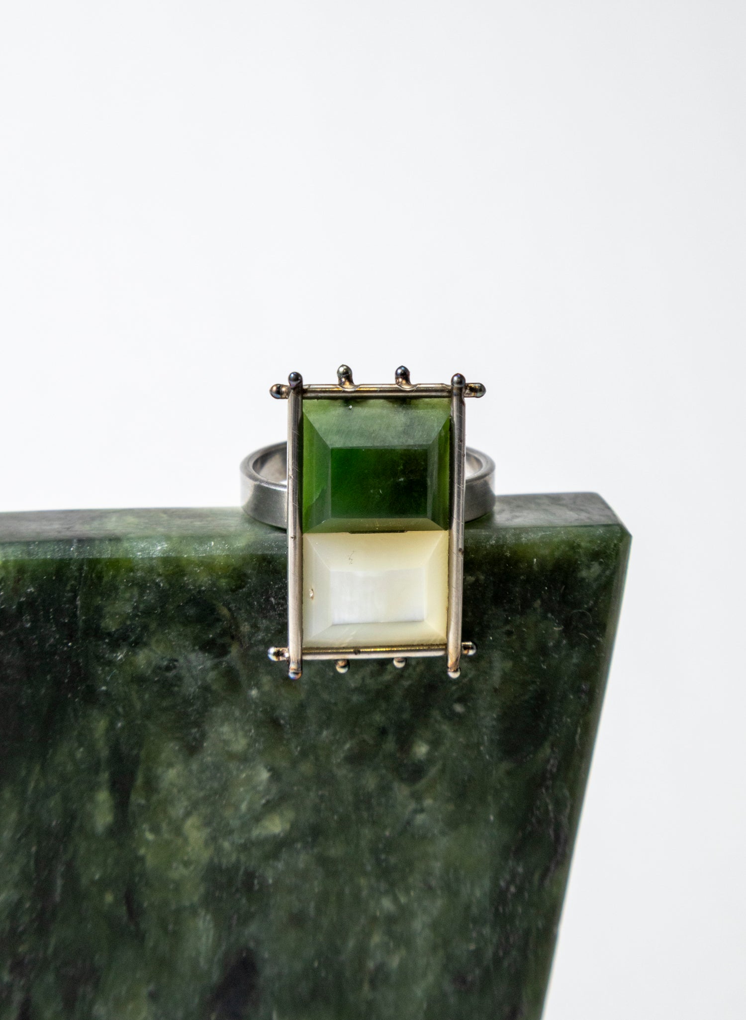 Mother of Pearl, Pounamu Ring