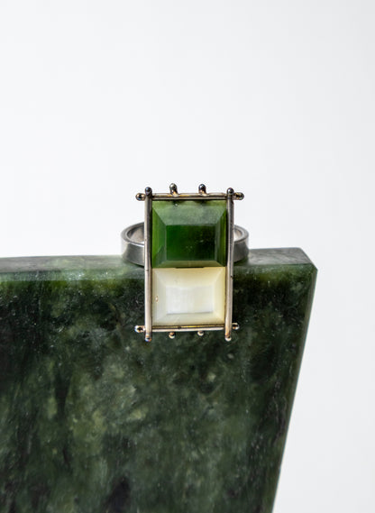 Mother of Pearl, Pounamu Ring
