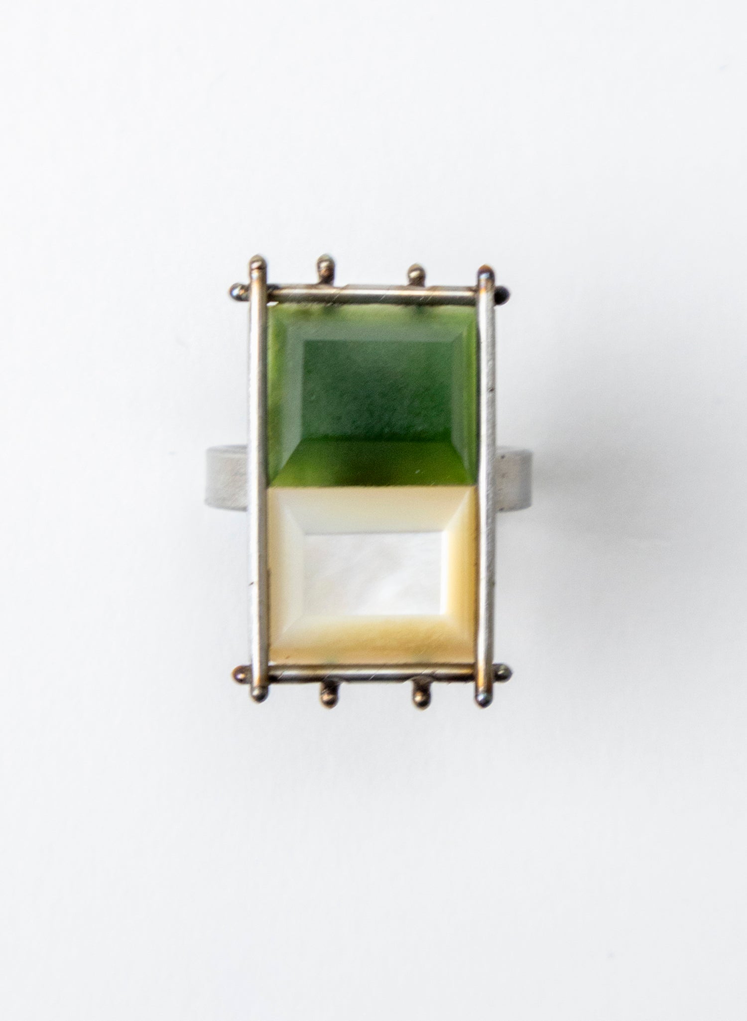 Mother of Pearl, Pounamu Ring