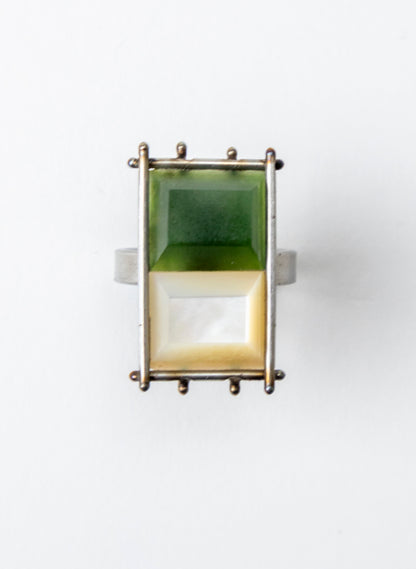 Mother of Pearl, Pounamu Ring