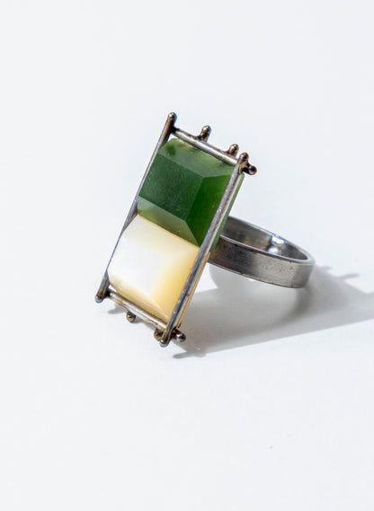 Mother of Pearl, Pounamu Ring