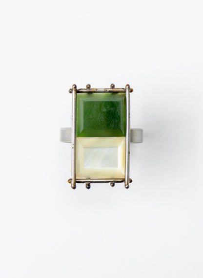 Mother of Pearl, Pounamu Ring