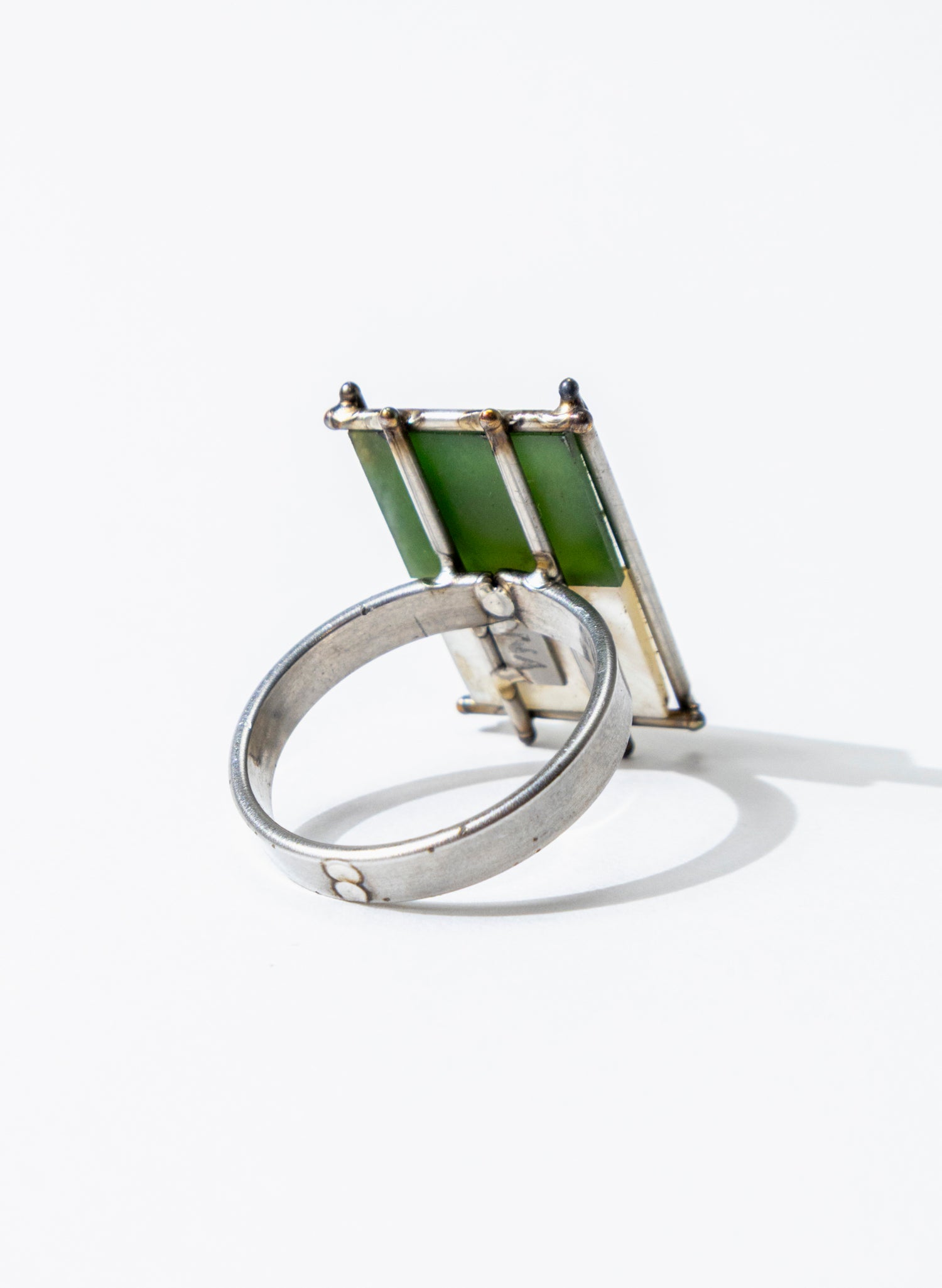 Mother of Pearl, Pounamu Ring