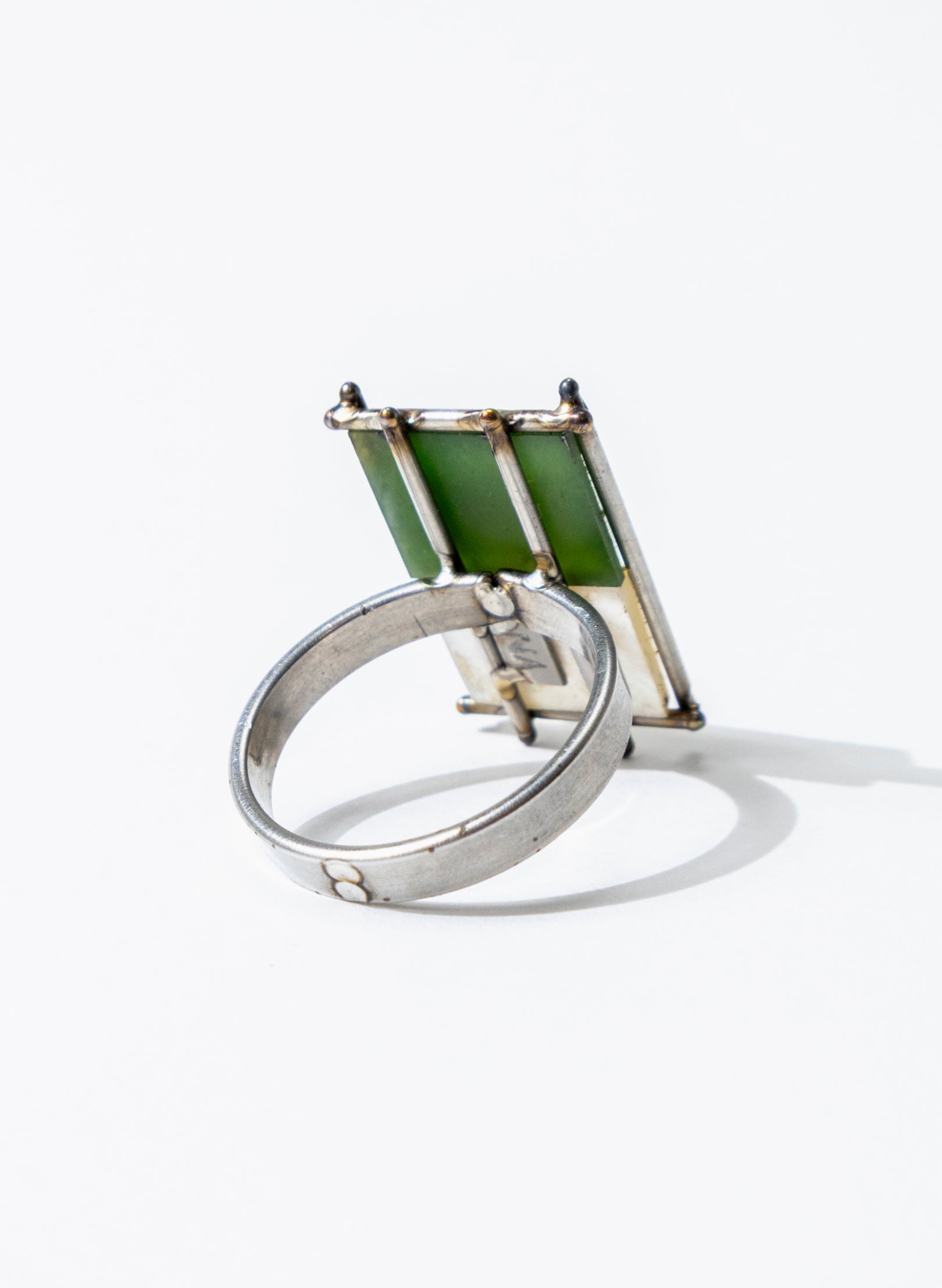 Mother of Pearl, Pounamu Ring