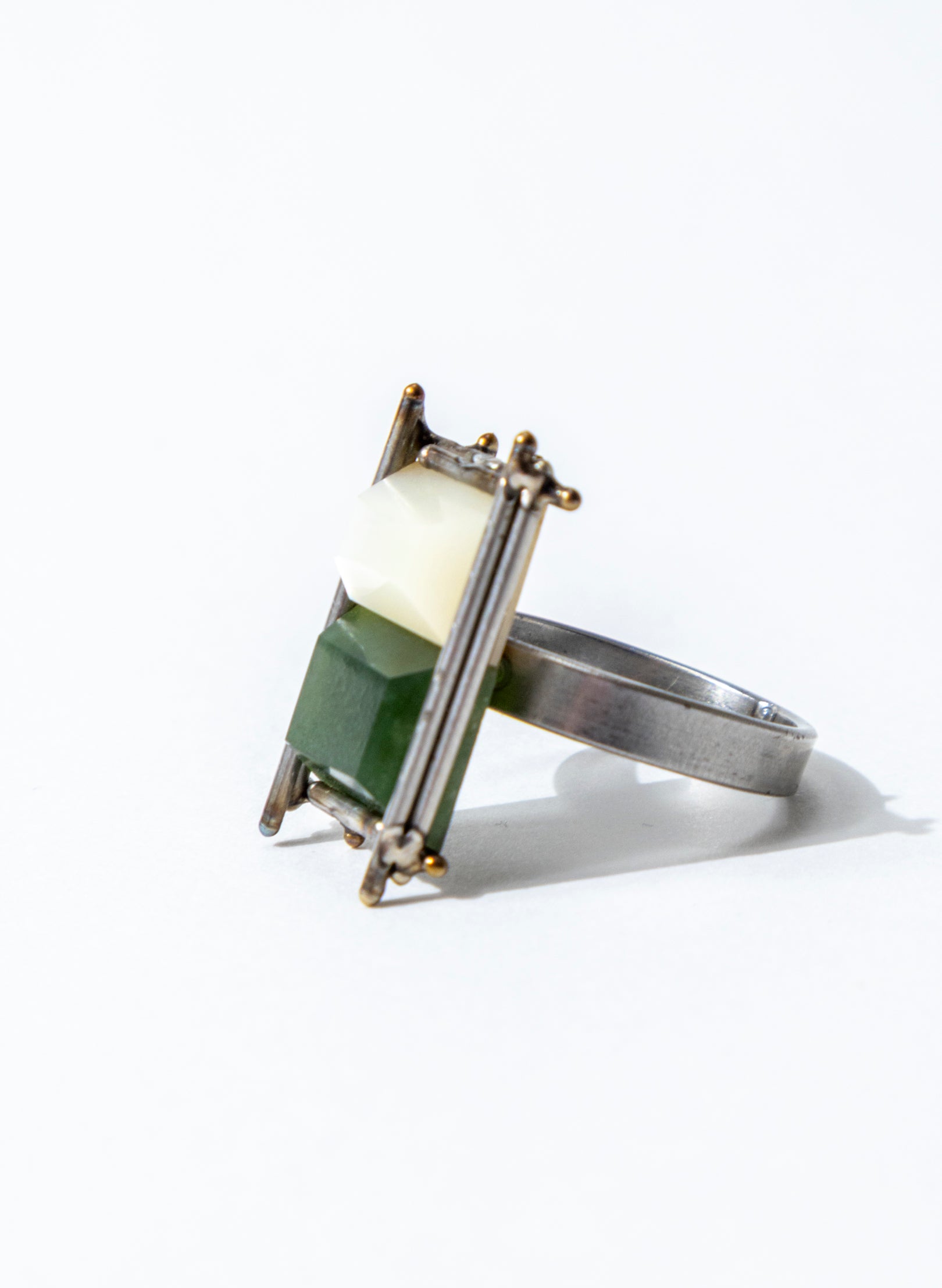 Mother of Pearl, Pounamu Ring