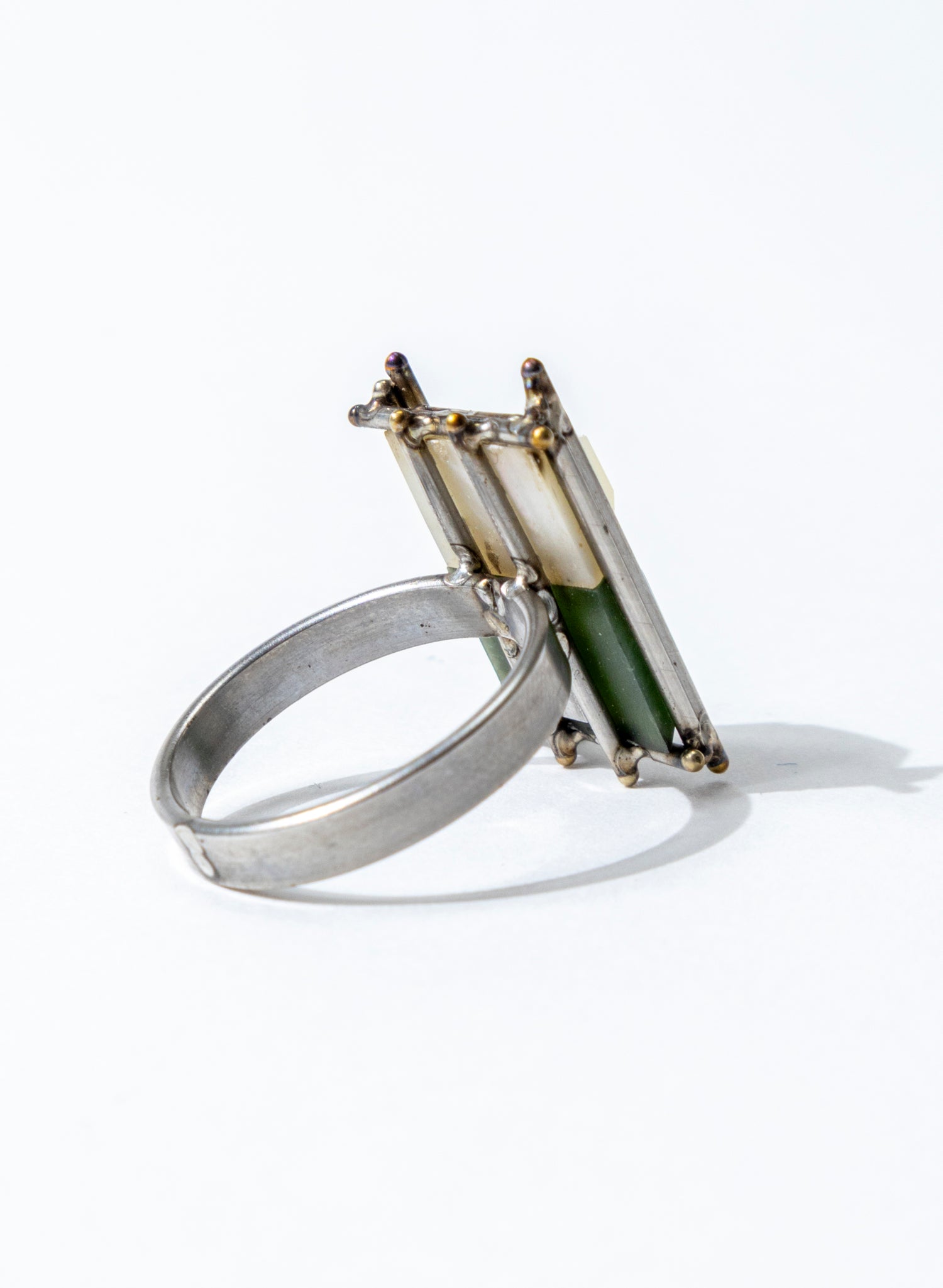 Mother of Pearl, Pounamu Ring