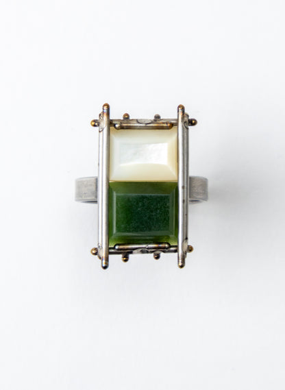 Mother of Pearl, Pounamu Ring
