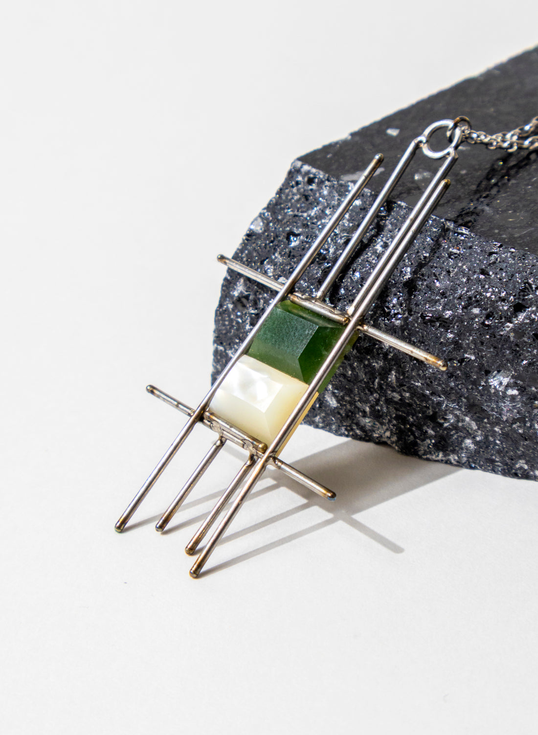 Mother of Pearl, Pounamu Necklace