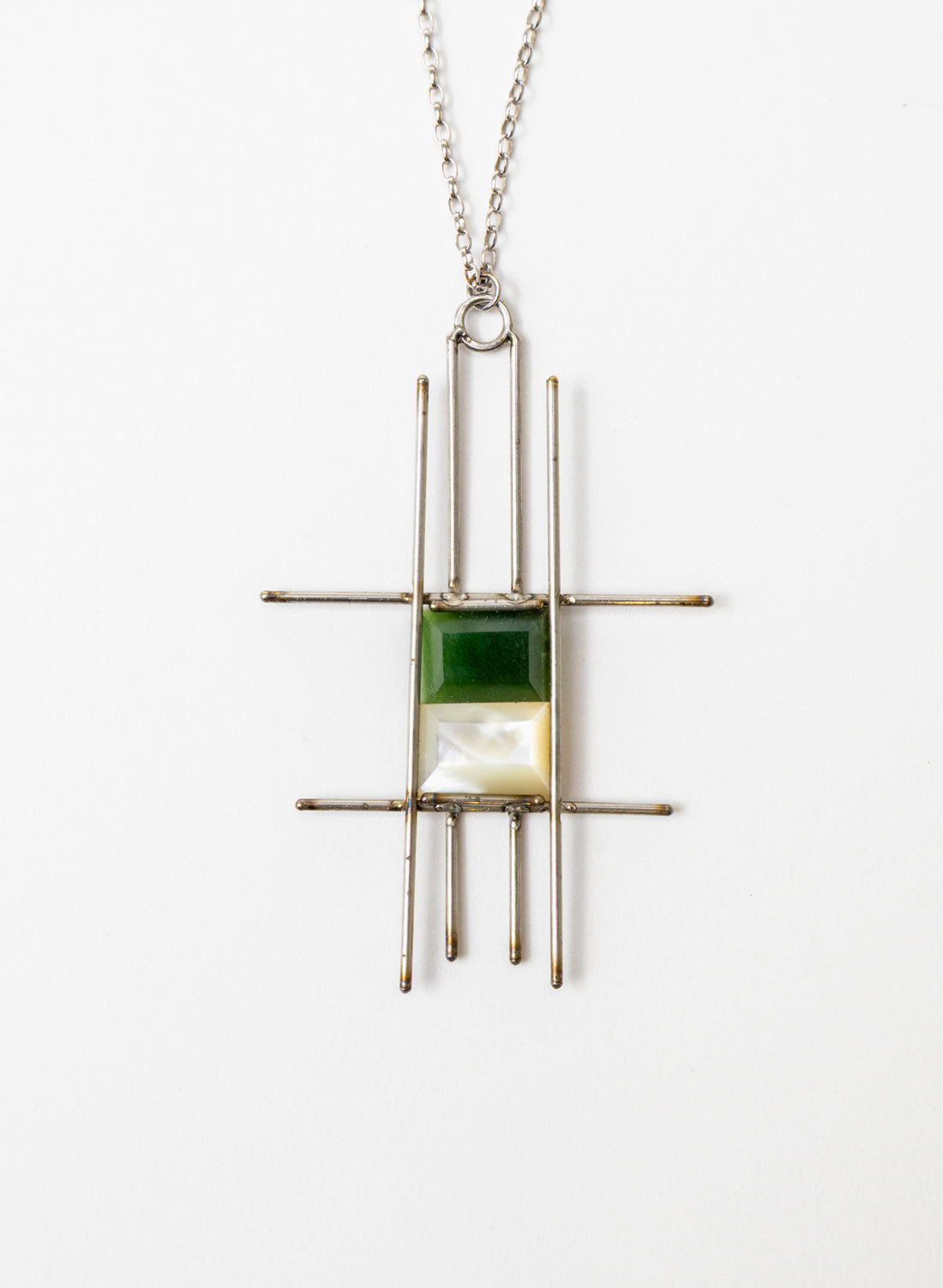 Mother of Pearl, Pounamu Necklace