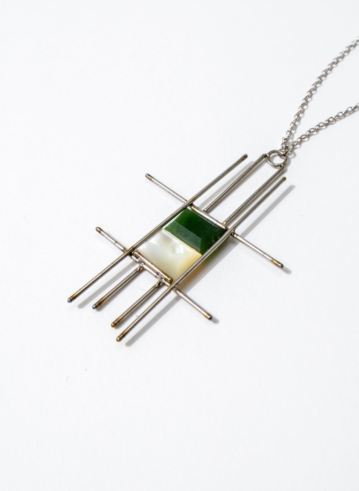 Mother of Pearl, Pounamu Necklace