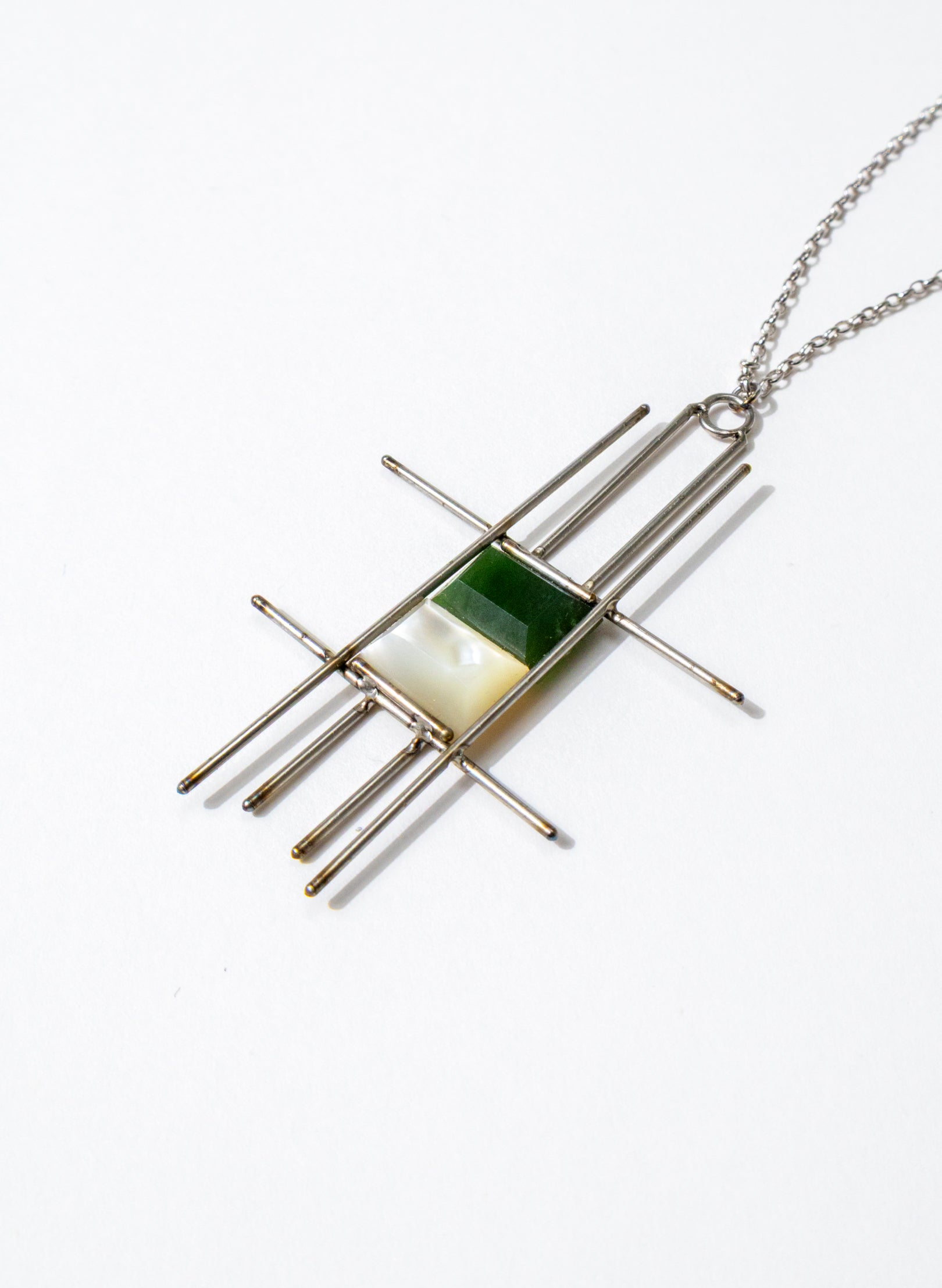 Mother of Pearl, Pounamu Necklace